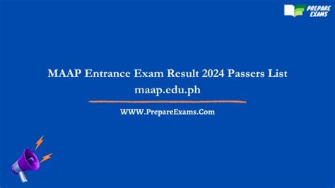 maap entrance exam result class 2028|MAAP Entrance Exam Result 2024 .